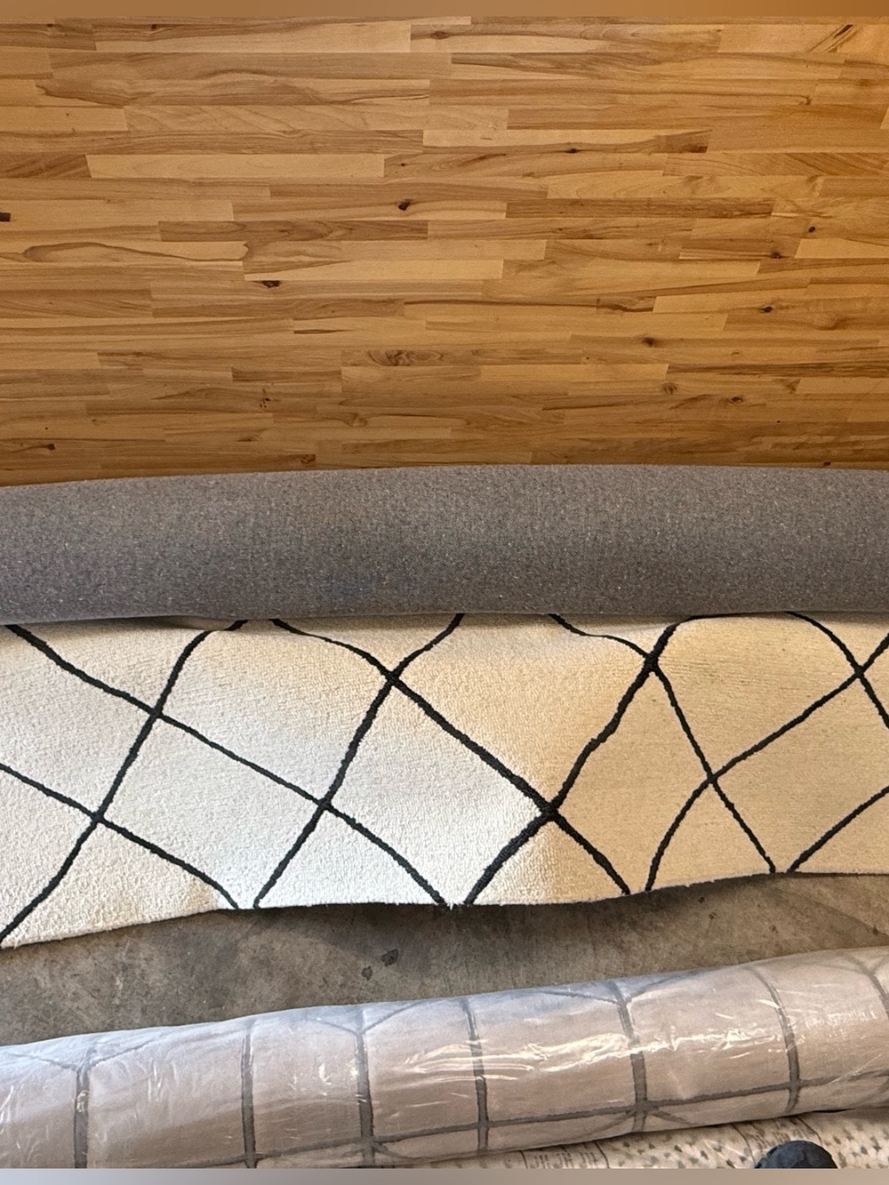 Surya Sinop Rug - Cream and Charcoal Stripe